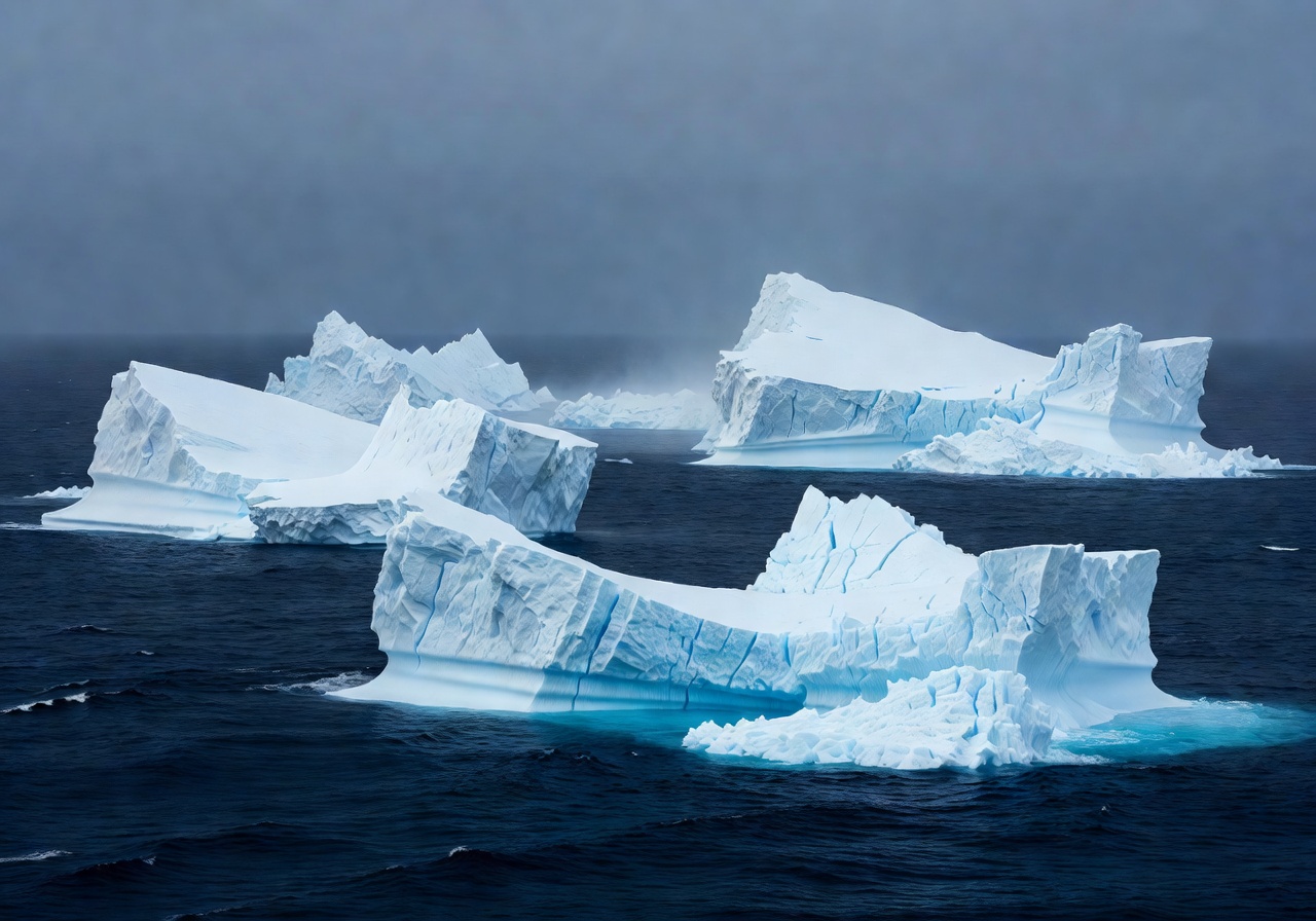 Iceberg in ocean